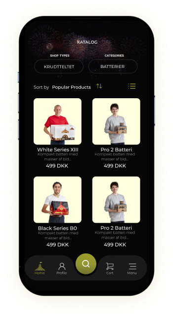 krudtteltet mobile app showcase